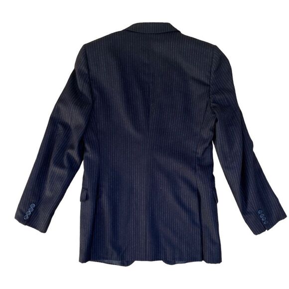 🕶 Yves Saint‎ Laurent Wool Pinstripe Blazer + Vest Set Sz 53R | - Picture 8 of 9